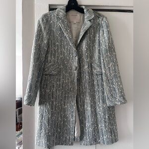 Marc Jacobs Blue and White Striped Coat